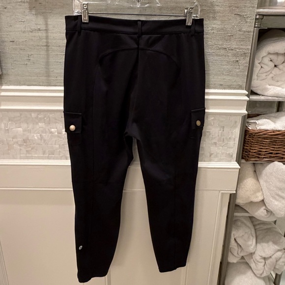 LP large petite Halara DayStretch High Waisted Skinny Cargo Pants black stretchy - Picture 10 of 17